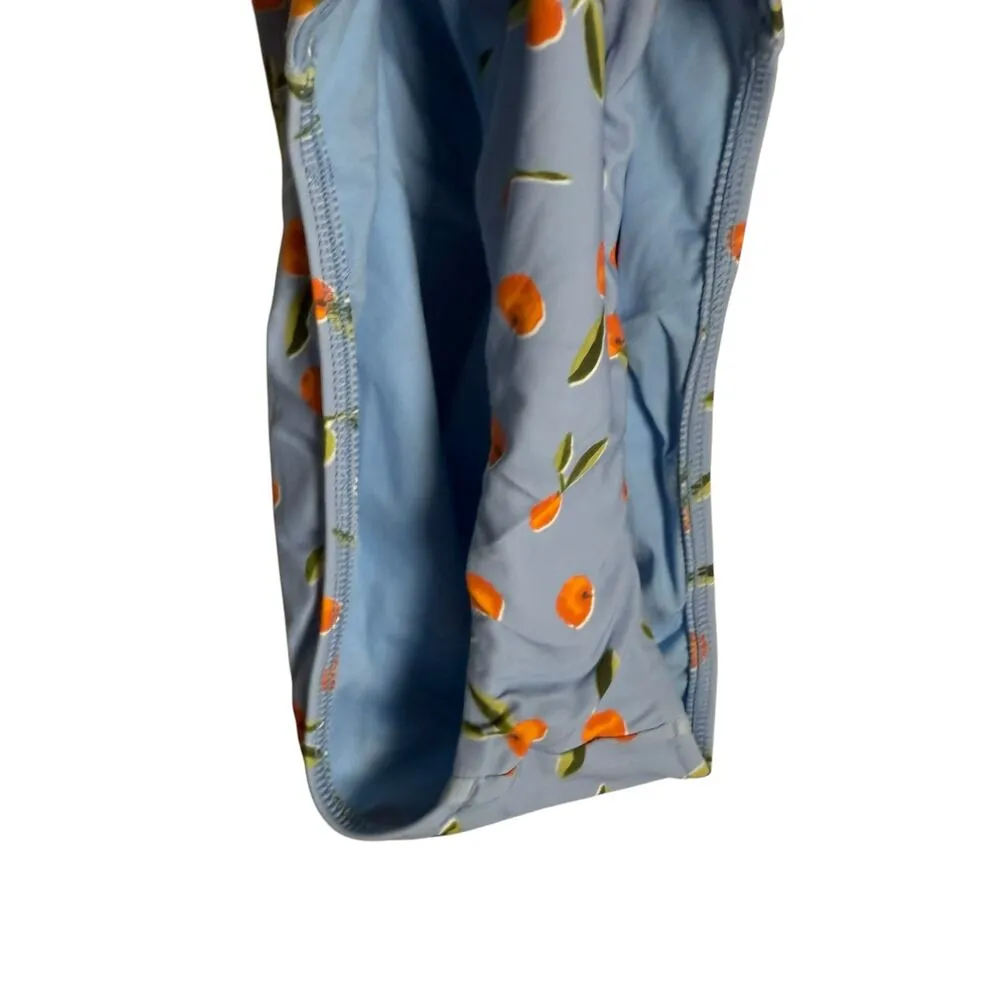 Seafolly Summer Crush Bandeau Halter Blue Citrus Fruit One Piece Swimsuit Size 8 - Image 7