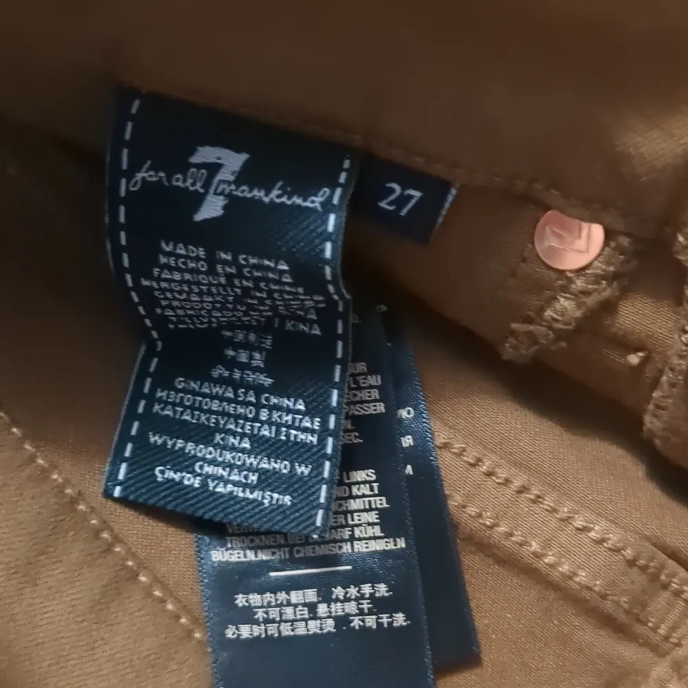 7 for all mankind high waist ankle skinny jeans size 27 - Image 7