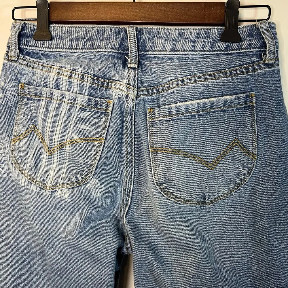 Cleo + Wolf Women’s Astoria High Rise Straight Jeans Size 25 Blue - Image 8