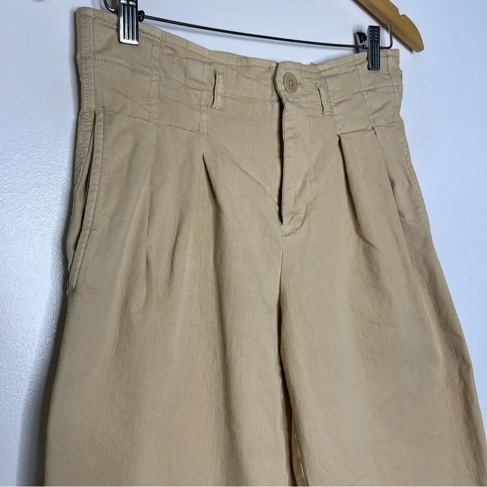 Maeve Anthropologie High-Waisted Wide-Leg Culottes Pants Size 2 - Image 4
