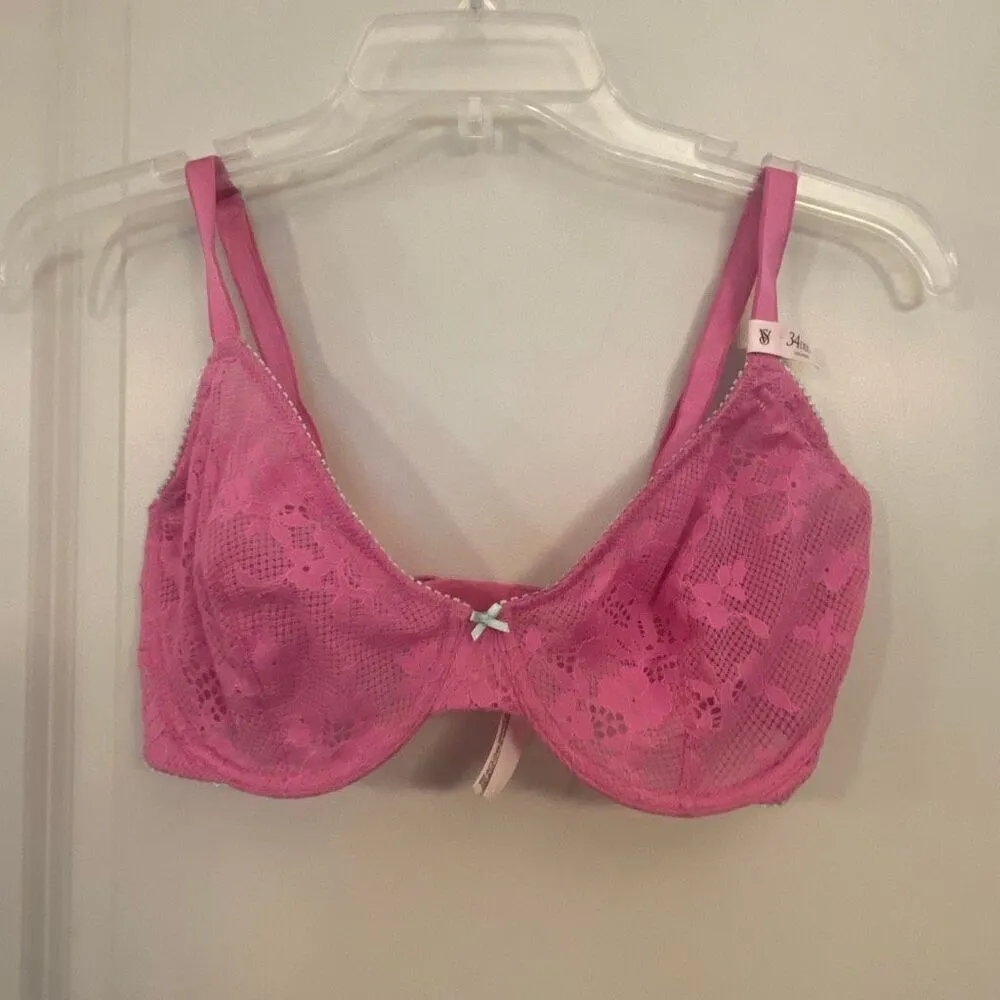 Victoria’s Secret bra unlined Demi bra, size 34DDD - Image 3