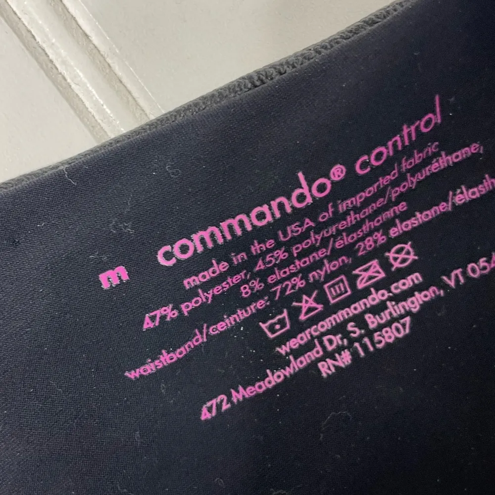 Commando Control Faux Leather Legging Black M 892 - Image 5