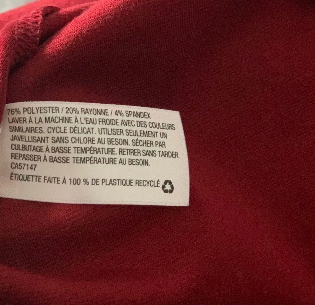 Maroon Casual Dress - Image 5