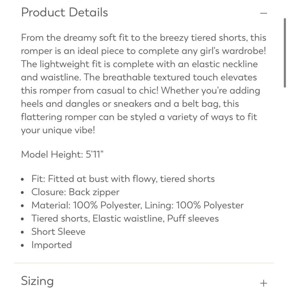 NEW Arula White Romper Plus Size B / 2X NWT - Image 8