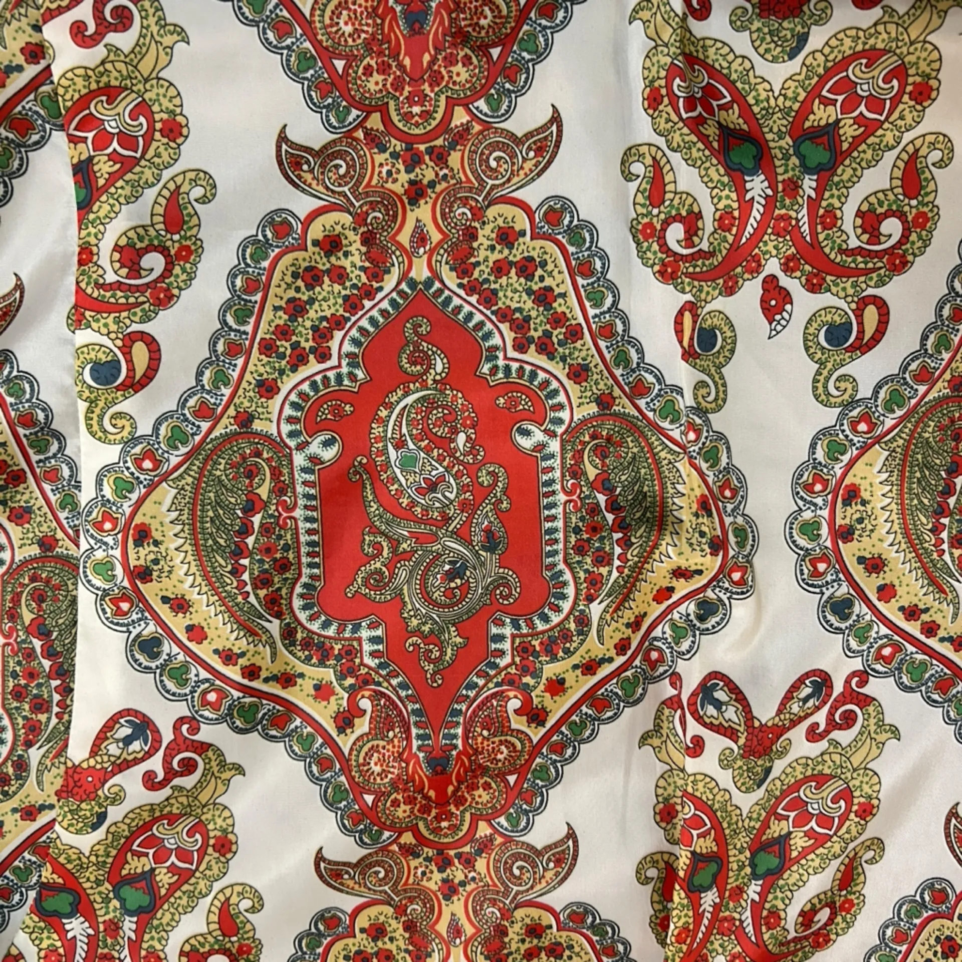 Vintage Old Navy Black Velvet Blazer, Gold Buttons, Paisley Lined XL 100% Cotton - Image 10