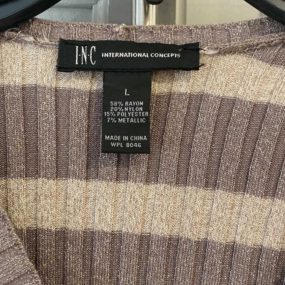 INC Sexy gold tan sweater - Image 2