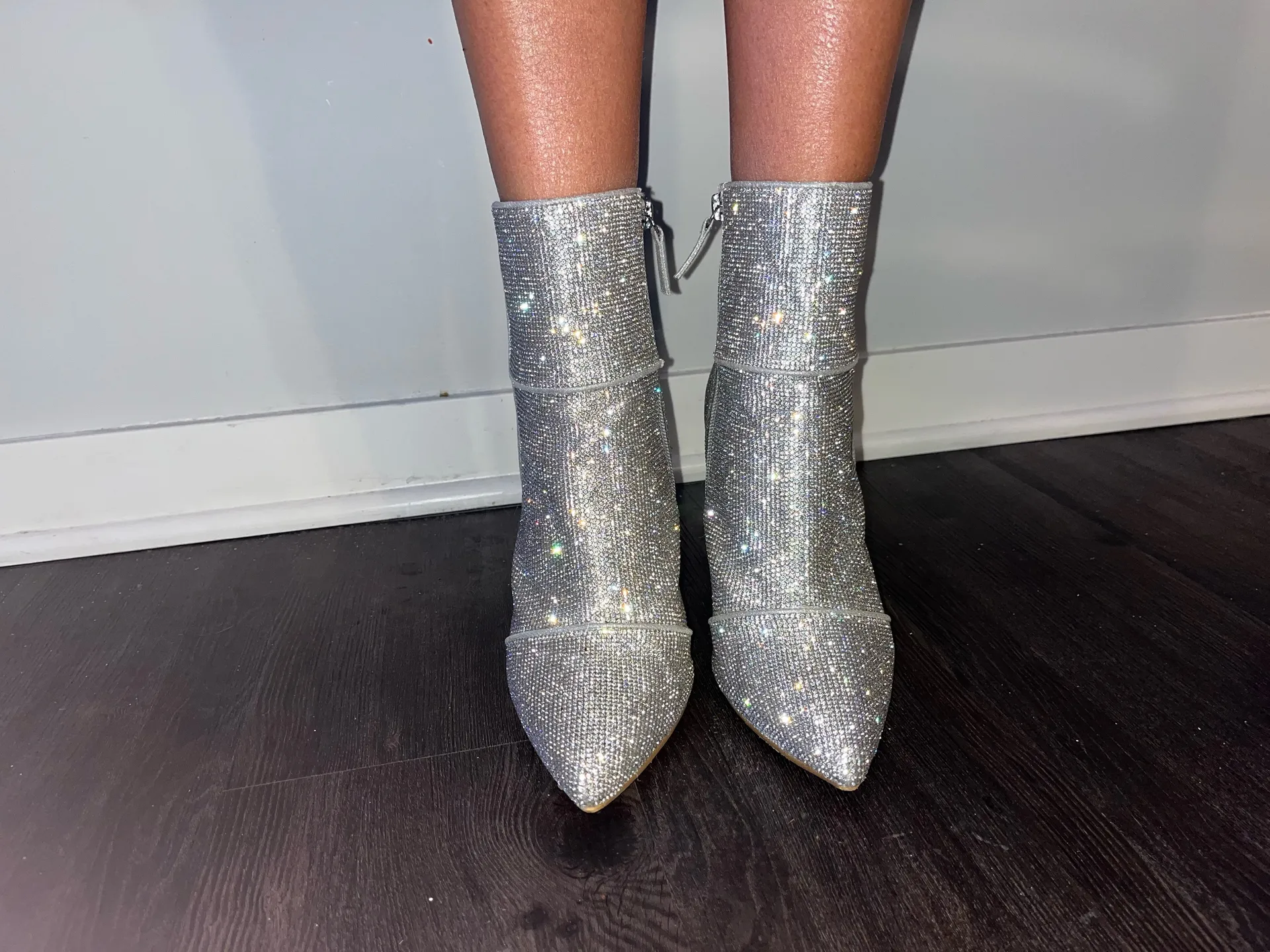 Steve Madden Noticed-R Rhinestone Boots - Image 4