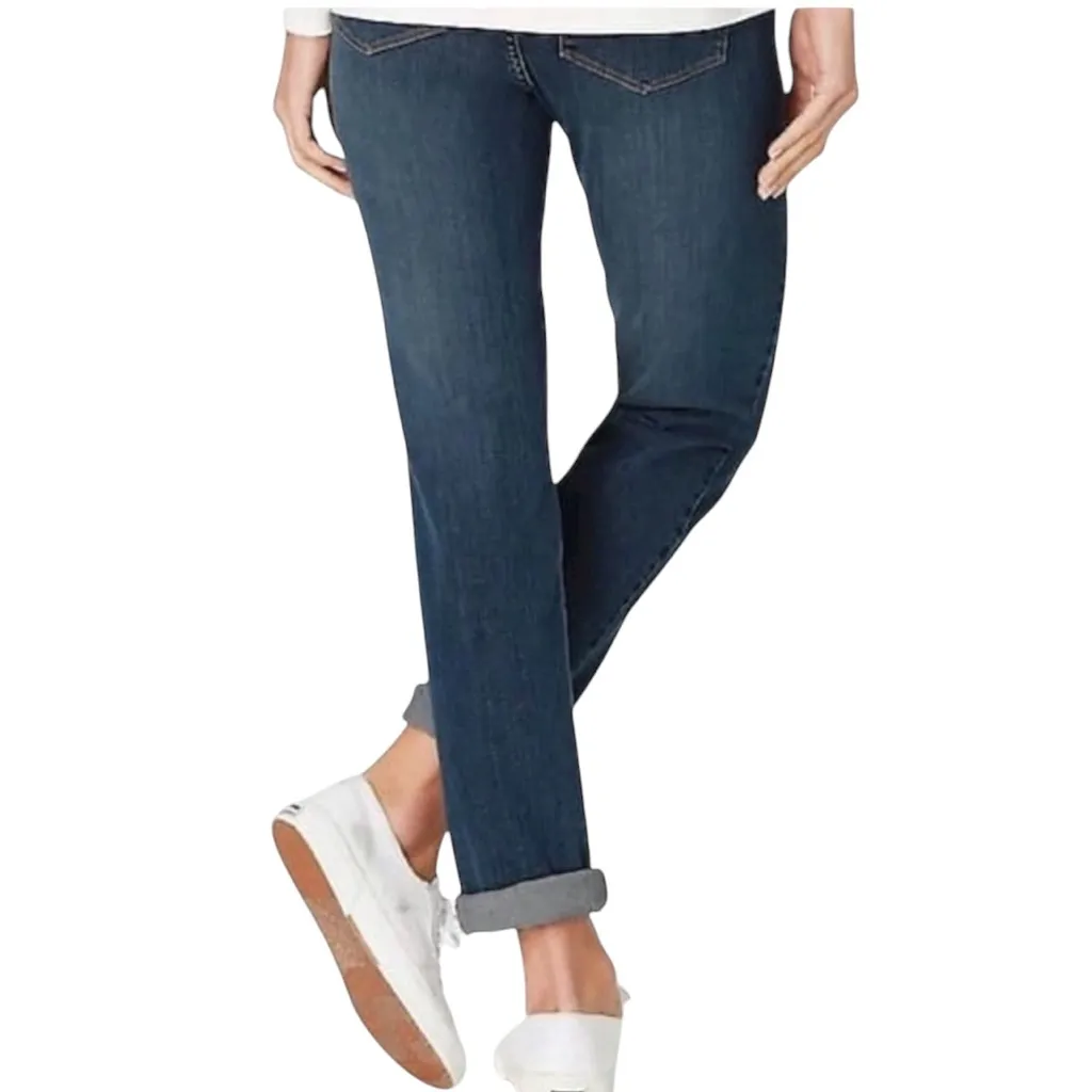 J.Jill Jeans Weekender Straight Leg Mid Rise Medium Wash Women’s Size 16 Tall Blue - Image 3