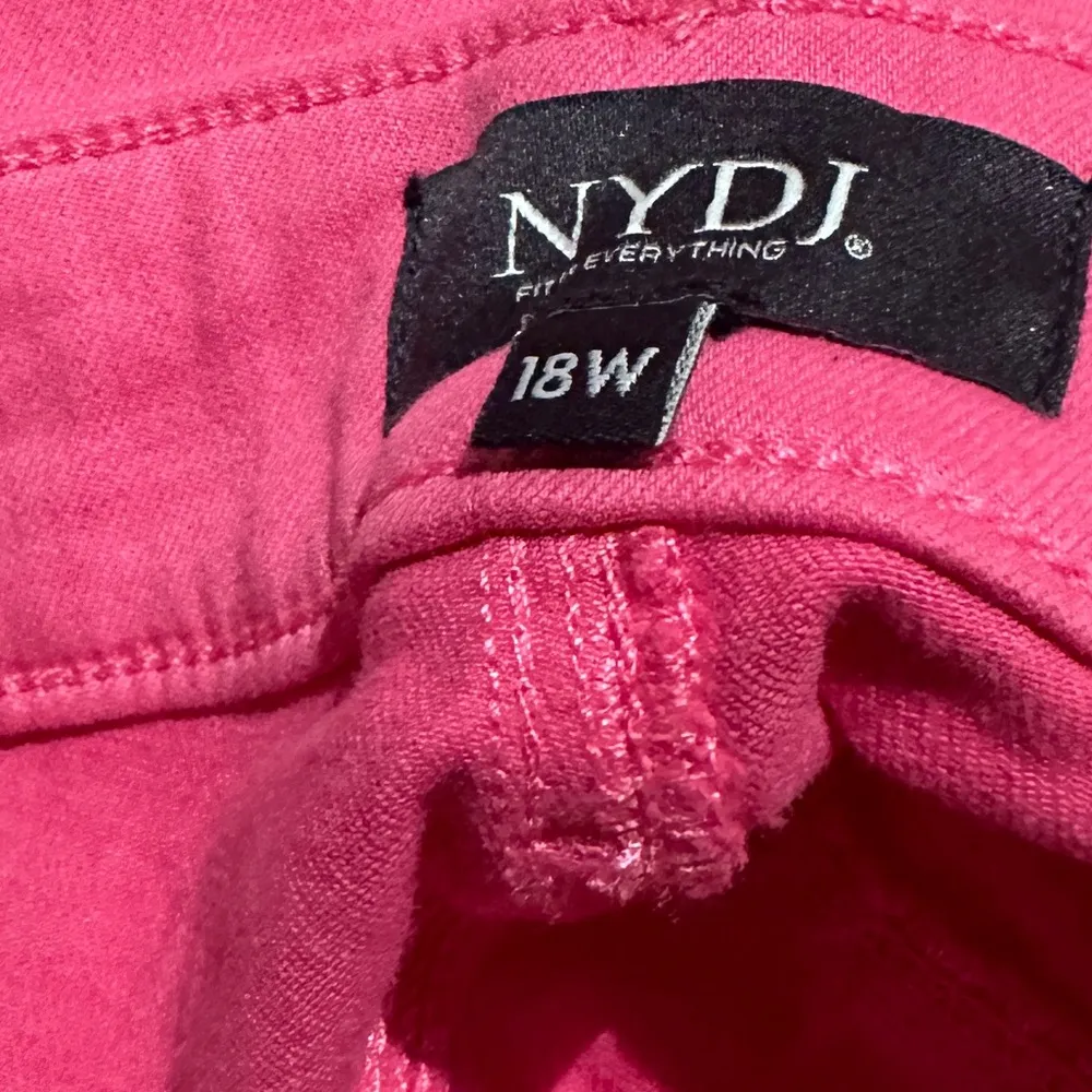 NWT NYDJ Marilyn Straight Ankle Jeans IN Color: Pink Peony - Image 6