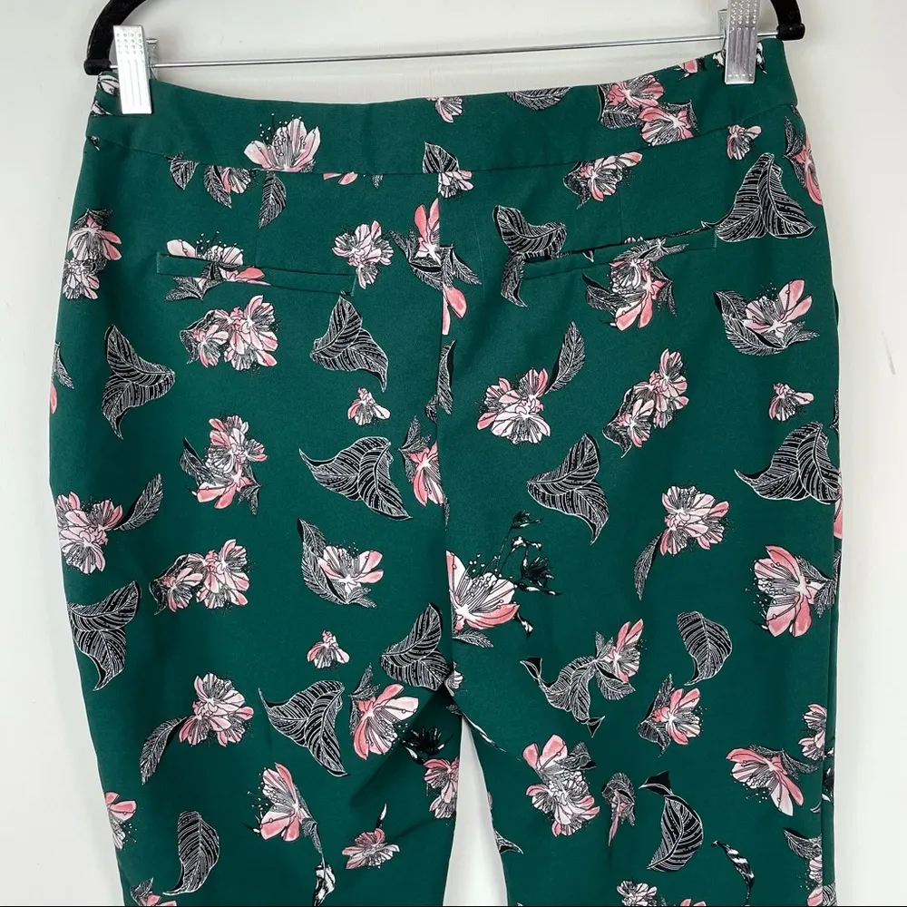 Eliane Rose Emeral Green Floral Trouser Pants Fall - Image 4