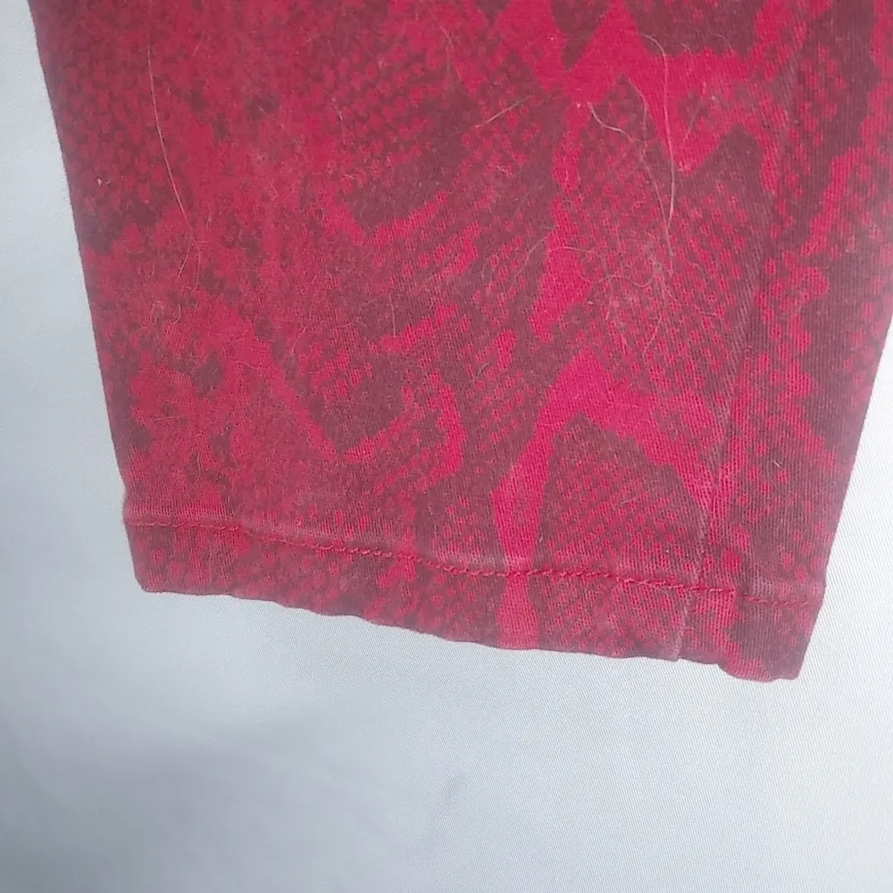 Celebrity Pink The Spice 28 Snake Red Jeggings Pants - Image 5