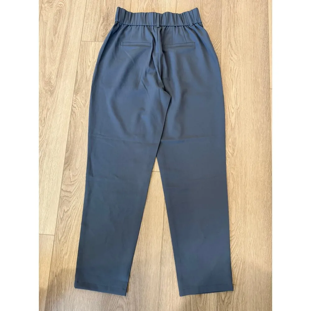 Halara High Waist Ankle Length Tapered Office Stretch Work Pants Light Azure XS - Image 3