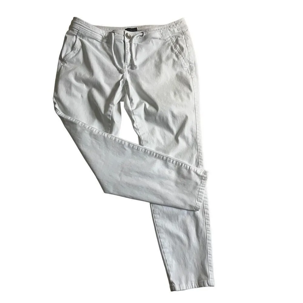 The Limited white fabric Joggers size 10 - Image 6