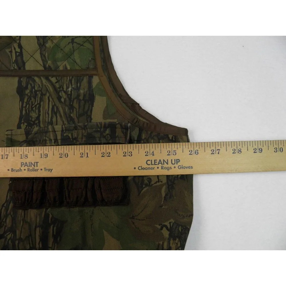 Vintage Winchester Camo Hunting Vest Zip Up Quilted Pockets‎ Canvas Green Size undefined - Image 5