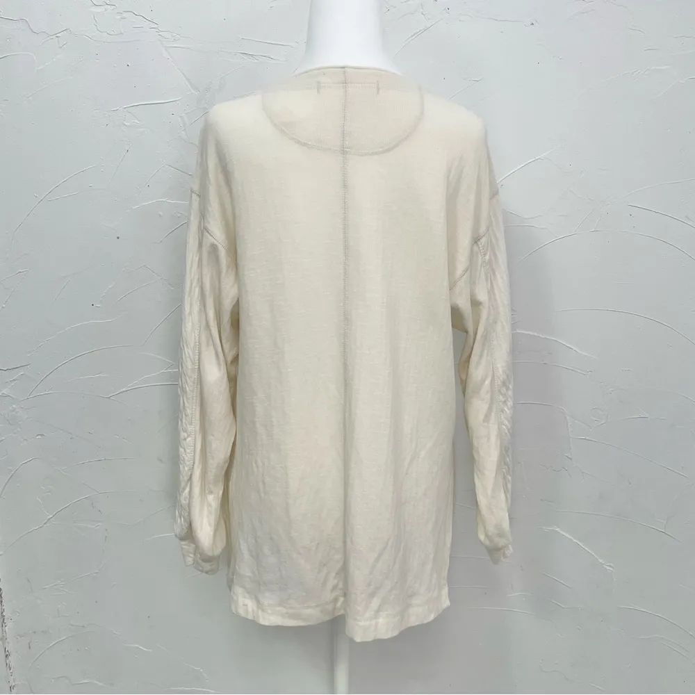 We The Free Back At It Henley In Cream - Image 5