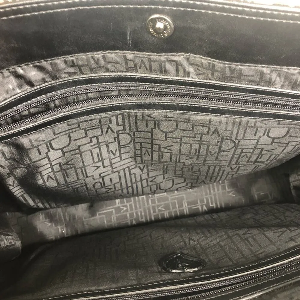 Diane Von Furstenberg DVF Jacquard Heart Print Large Shoulder Tote Bag - Image 11