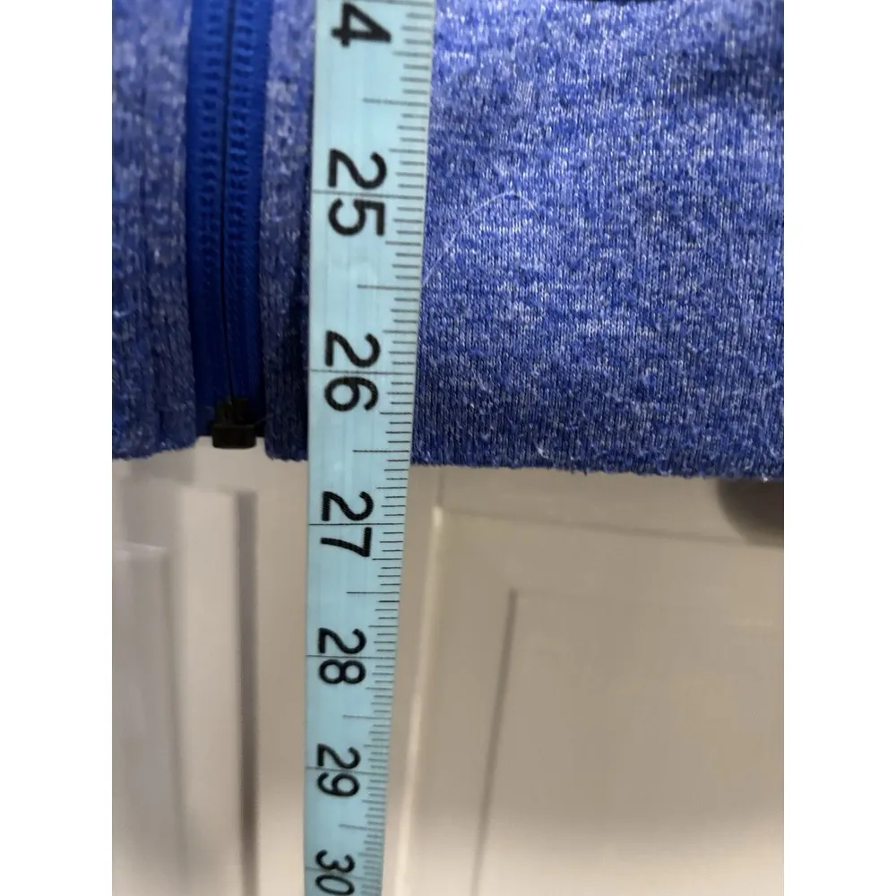 Adidas‎ Climawarm Blue Zip Up Athletic Jacket Size Large (16-18) Pockets Logo - Image 4