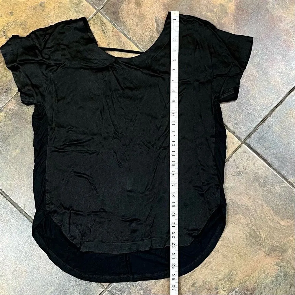 White House Black Market Women’s Black Short Sleeve XS - Image 6