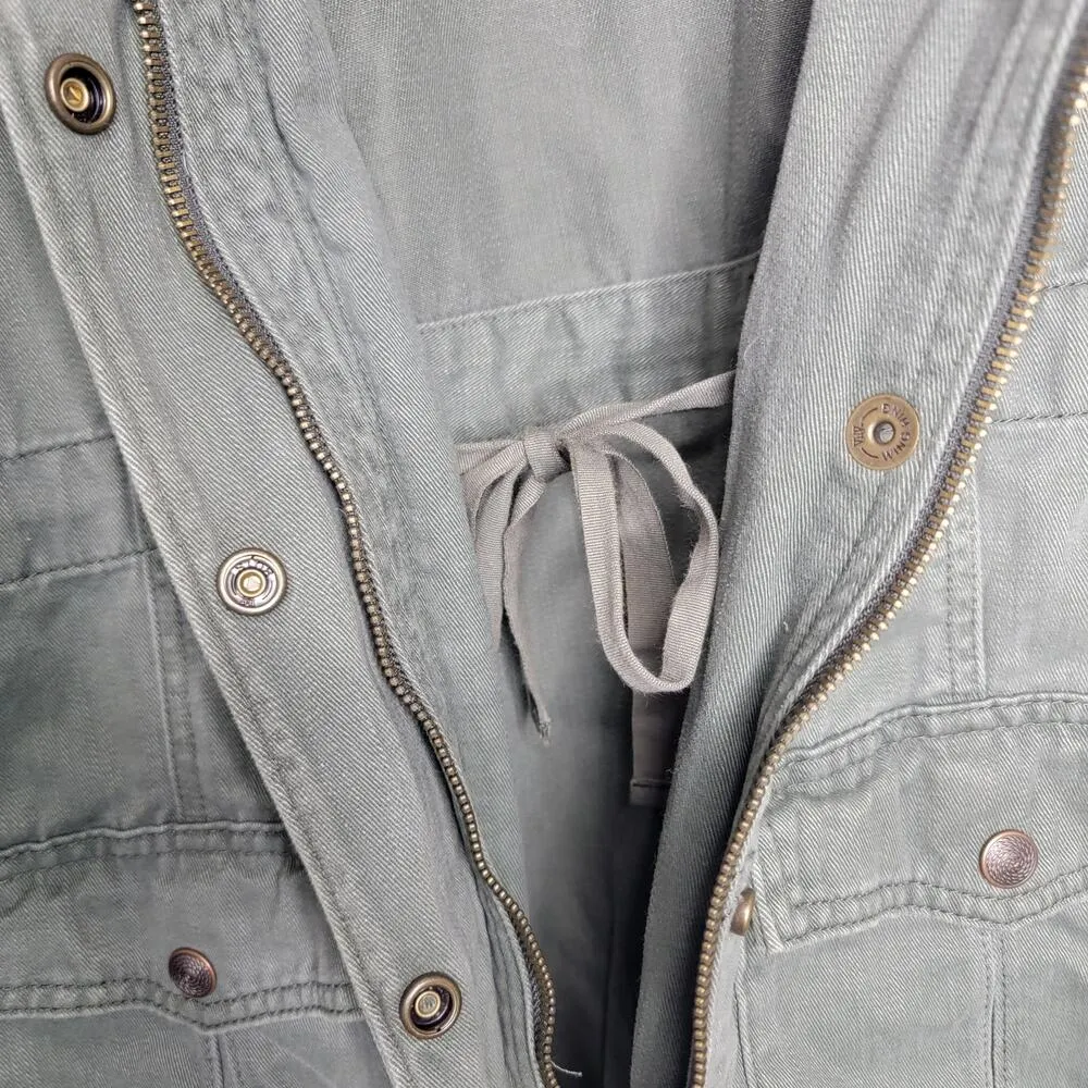 Levi's Utility Green Anorak Jacket Sz Medium - Image 6