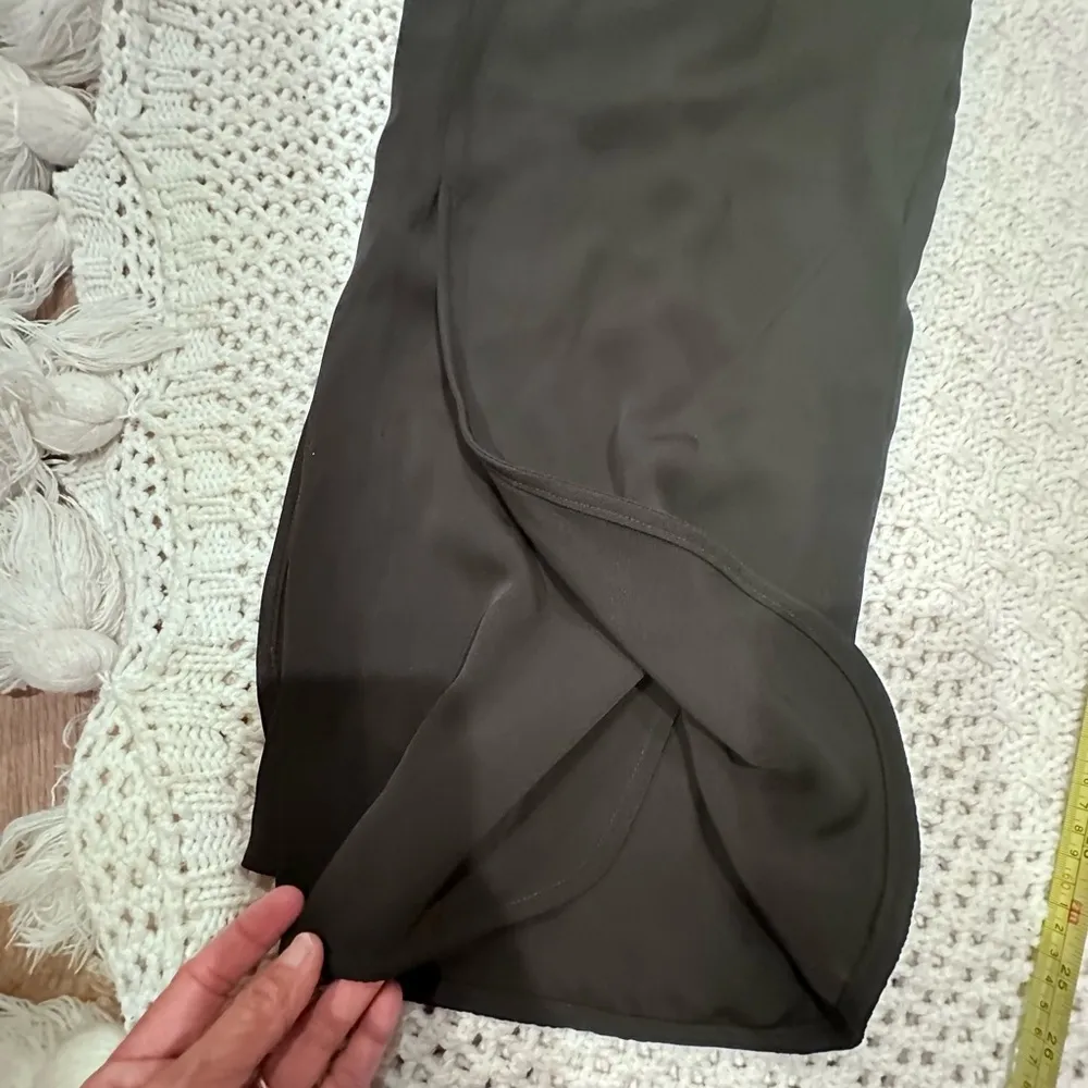 GIORGIO ARMANI LE COLLEZIONI SIZE 10 USA 44 Italy Black Trousers open down - Image 4