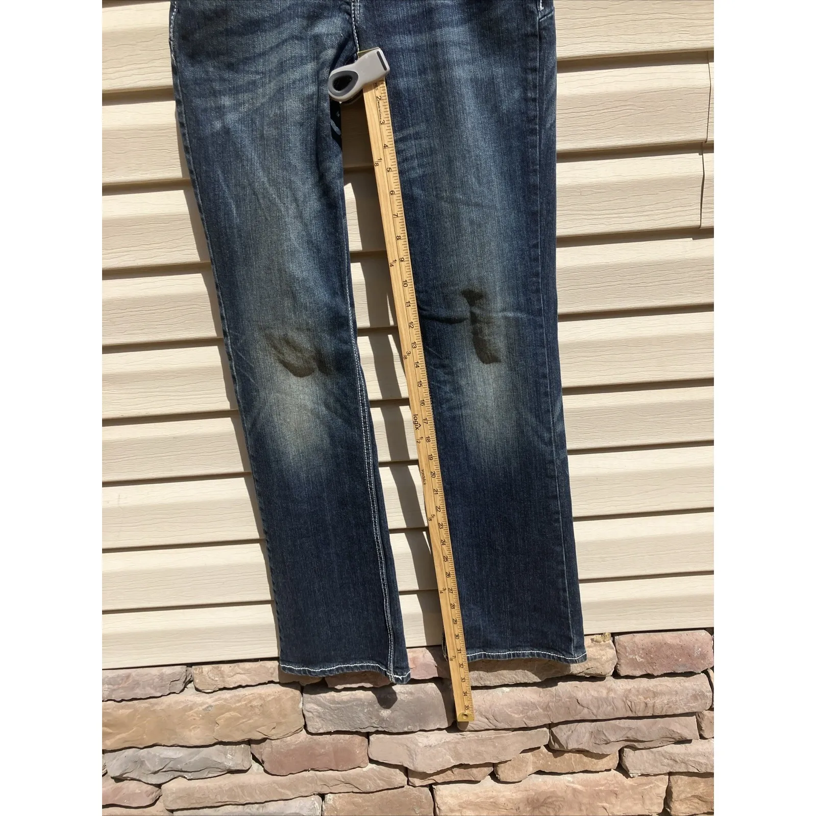 Vintage Wrangler Western Bootcut Blue Denim Jeans Women‎ Size 3X34 Rodeo Cowgirl - Image 7