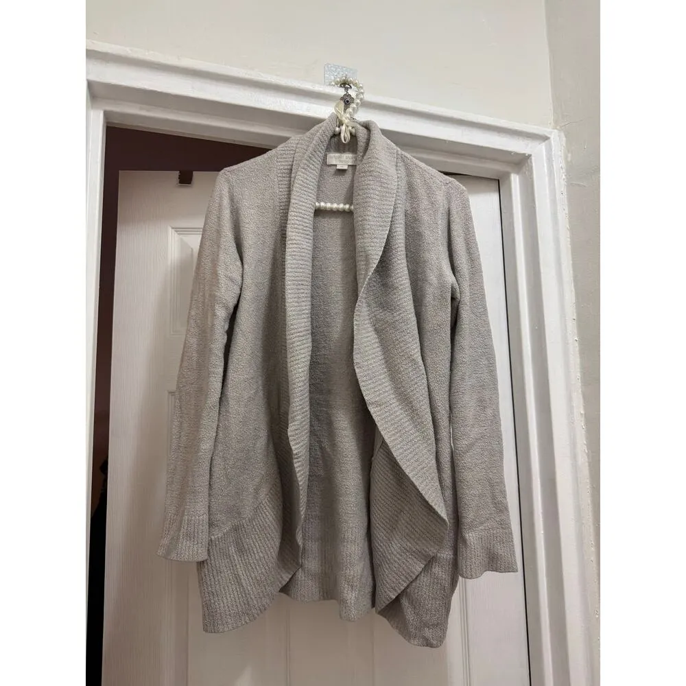 Barefoot Dreams Size xs gray grey cardigan cozychic lite light sweater shawl - Image 6