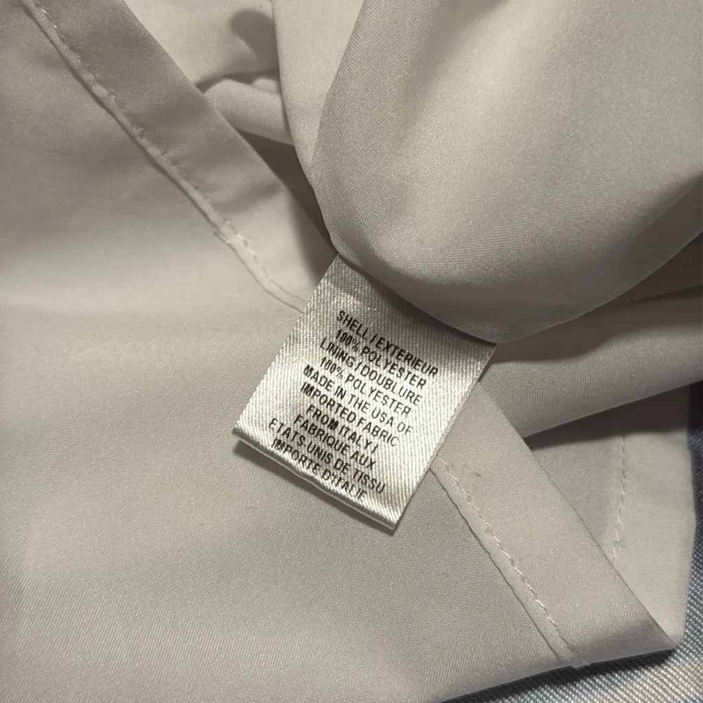 Milly  scribble print A-line midi skirt blue white size 4 - Image 7