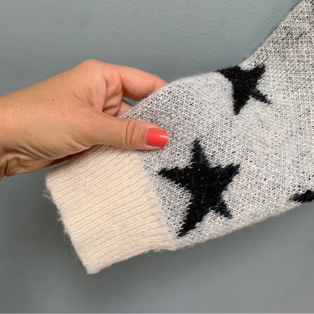 Maison Scotch Star Print Cardigan Mohair Punk Radar 3 / M - Image 4