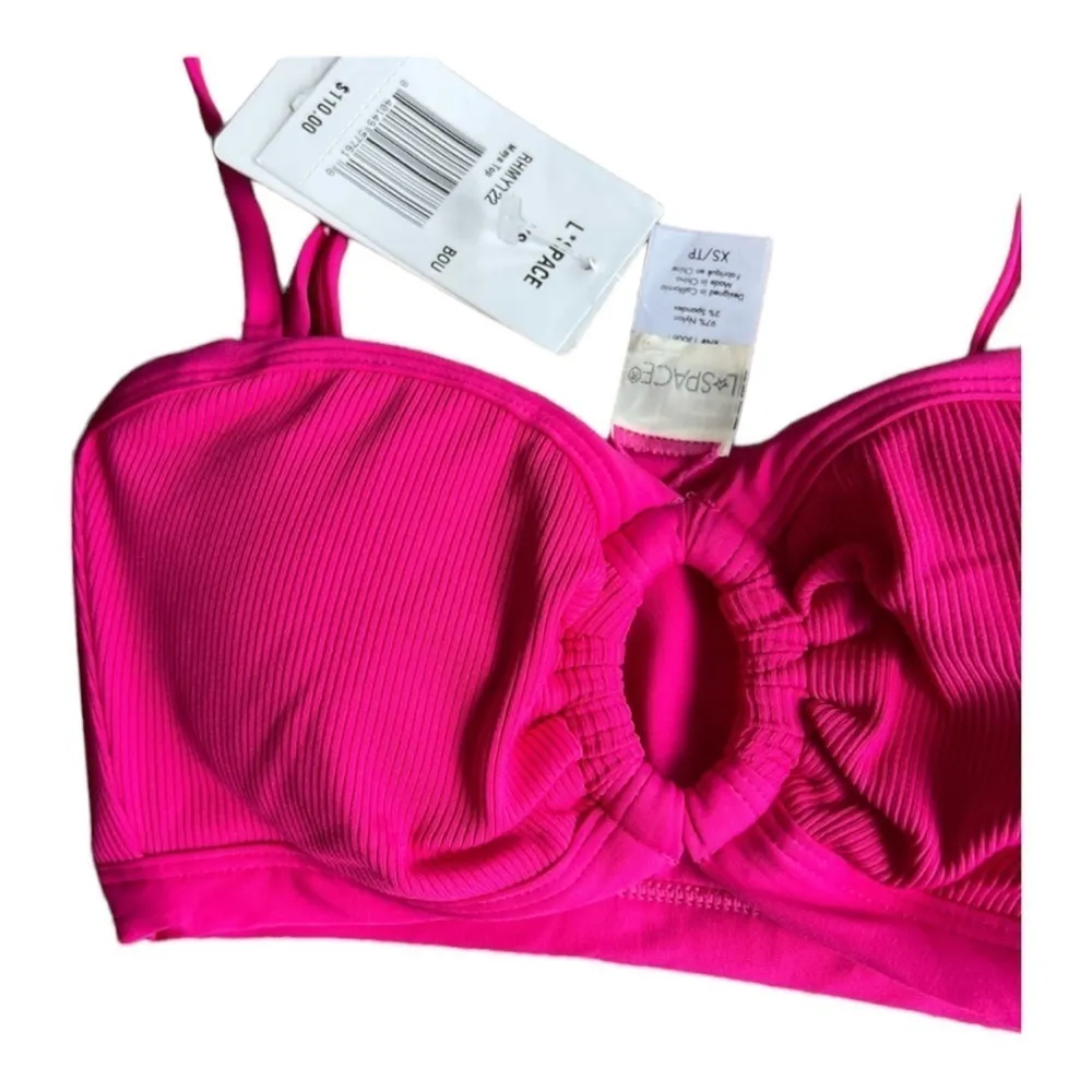 L*Space Ribbed Maya Top in Bougainvillea Pink NWT Style RHMYT22 NWT - Image 4