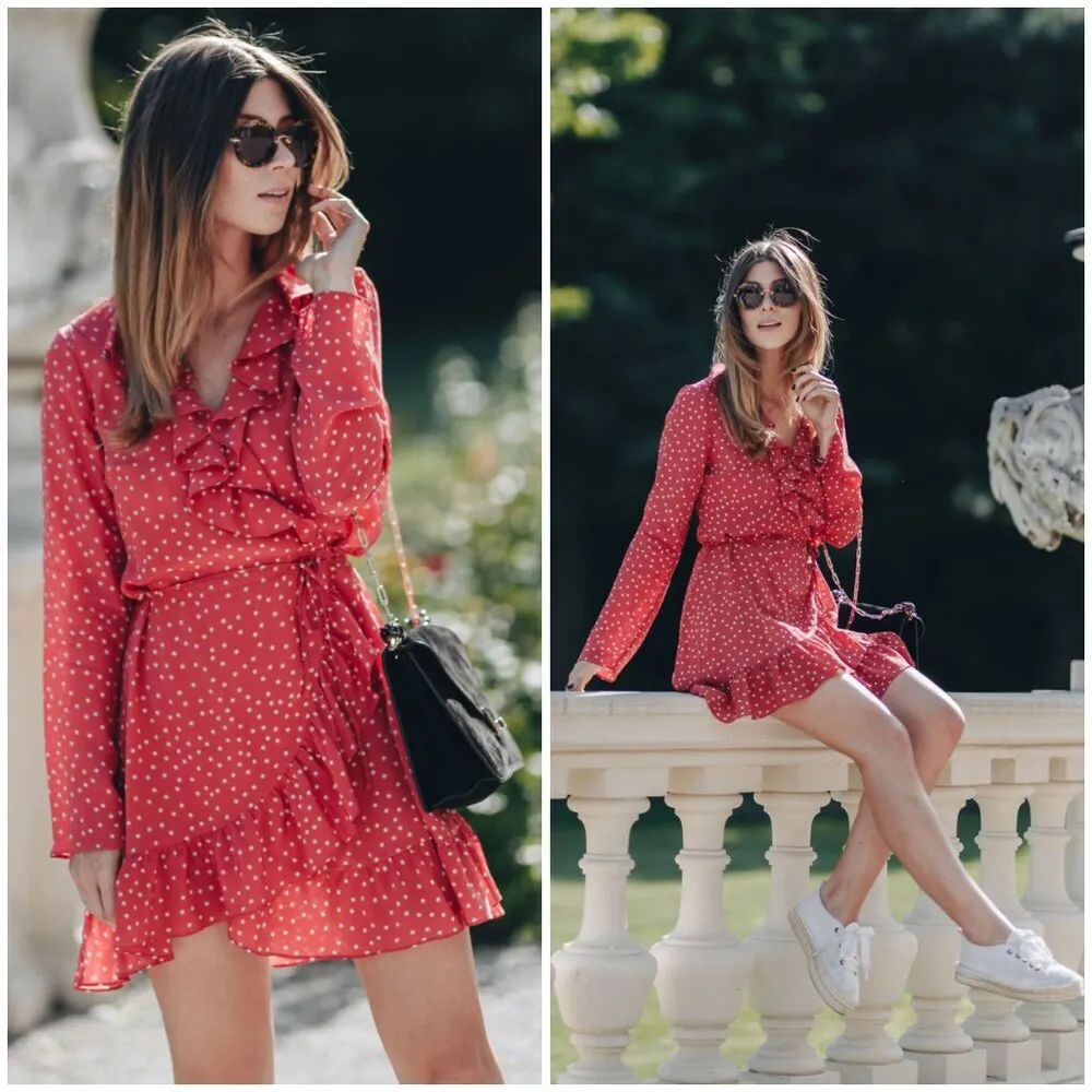 realisation par alexandra dress red The Alexandra | Wrap Dresses