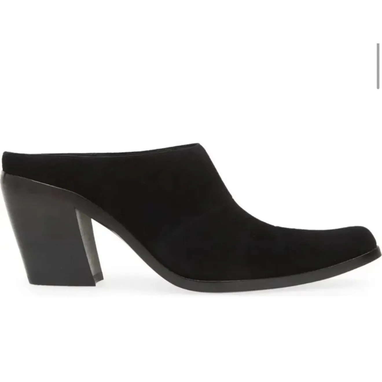New! Jeffrey Campbell Hold Em Pointed Toe
Stacked‎ Heel Mule in Black Sz 7 $175 - Image 2
