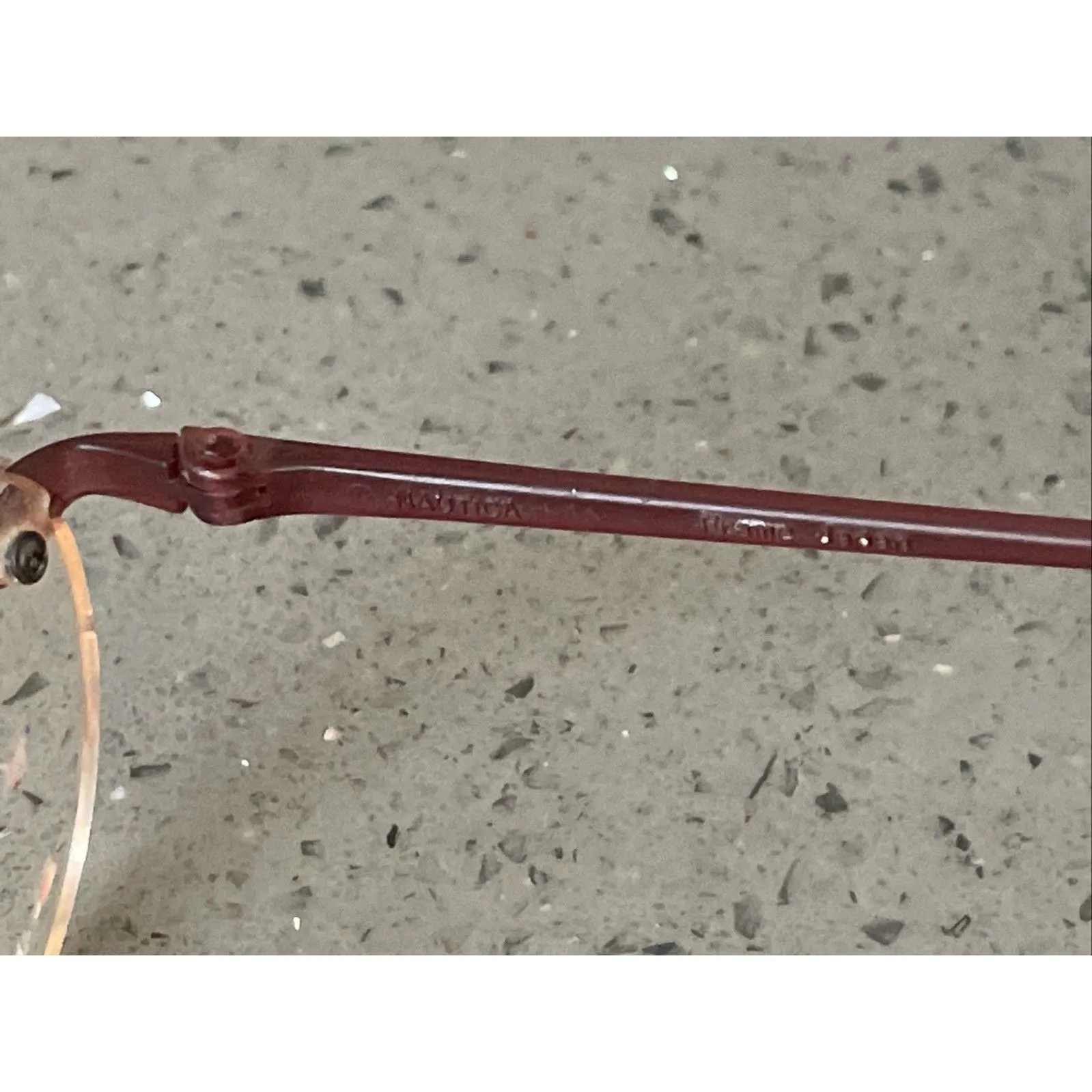 Nautica Eyeglasses Eye Glasses Frames ONLY N63 311 Japan 155 pink purple rimless - Image 6