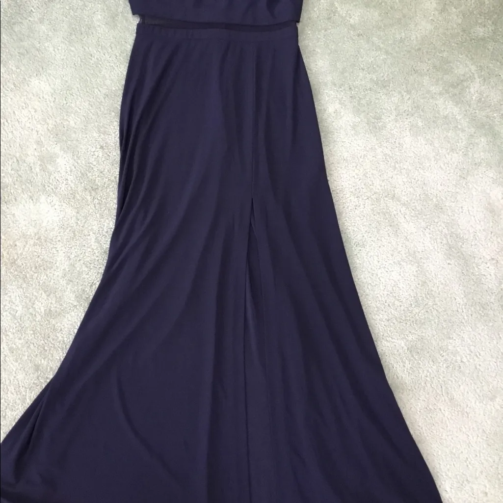 Maxi party dress,dark blue💙💙💙 Blue Size 6 - Image 2