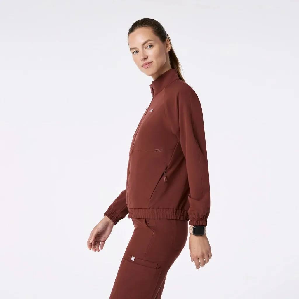 FIGS  Sydney Scrub Jacket in Walnut, Size Medium - Image 3