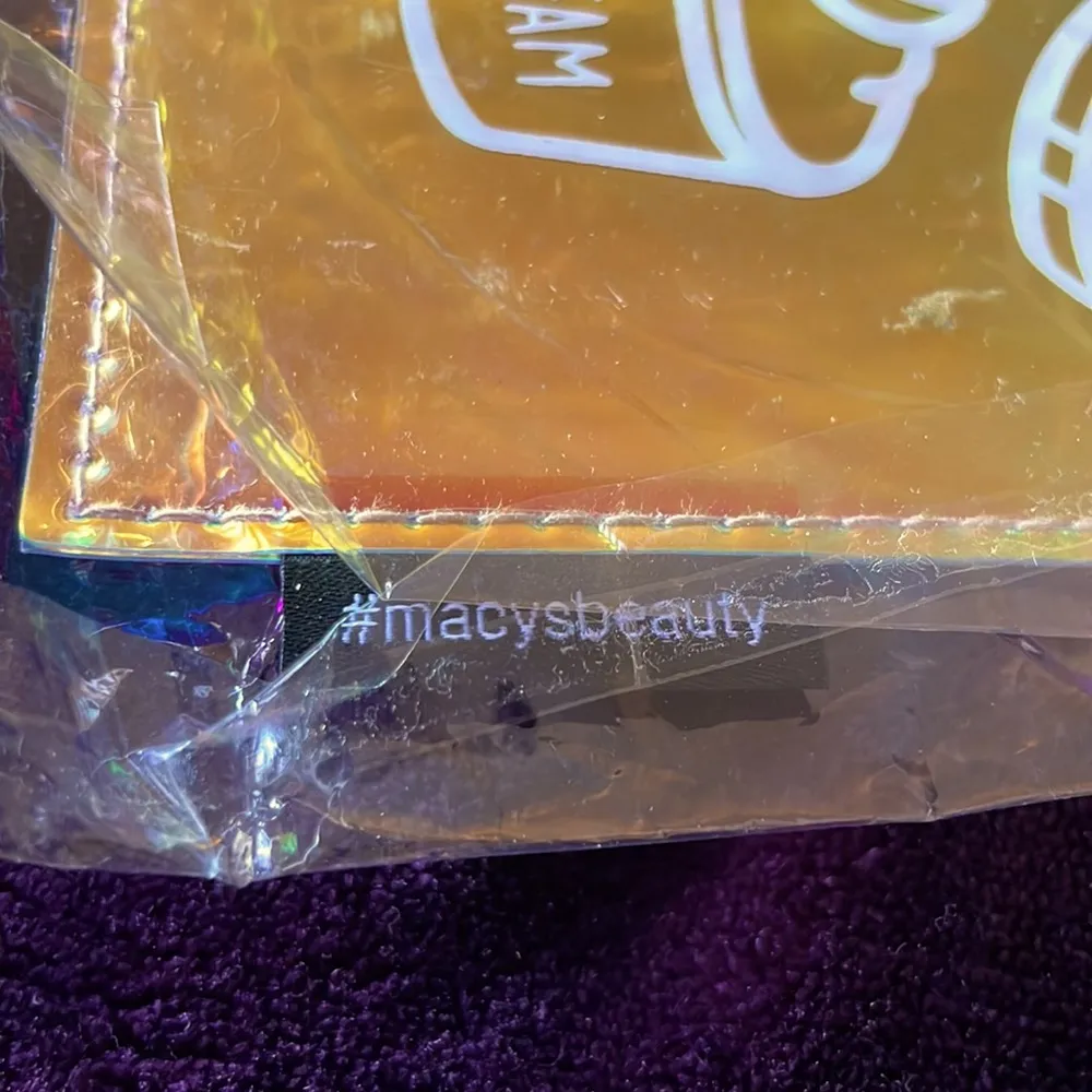 ⭐️NEW⭐️ MACY’S IRIDESCENT COSMETIC BAG - Image 2