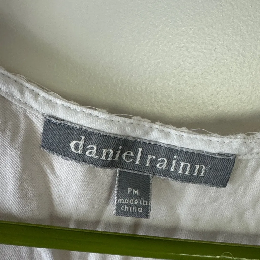 Daniel Rainn White Lace Tank Top / M26 - Image 3