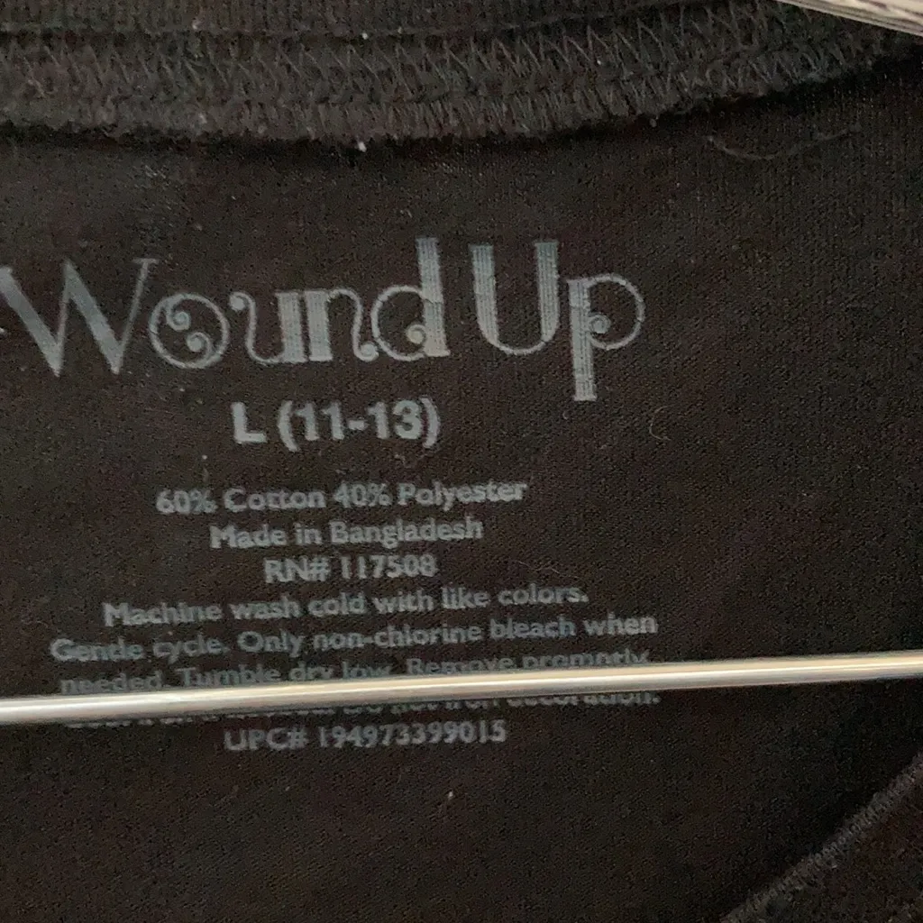 Wound Up FINAL MARKDOWN Junior  don’t rush me tee large - Image 3