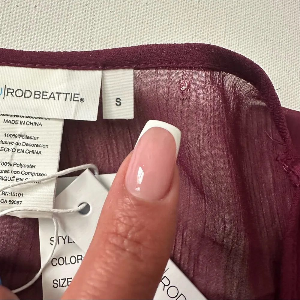 Bleu Rod Beattie Gypset Caftan Swimsuit Cover up Size S - Image 12