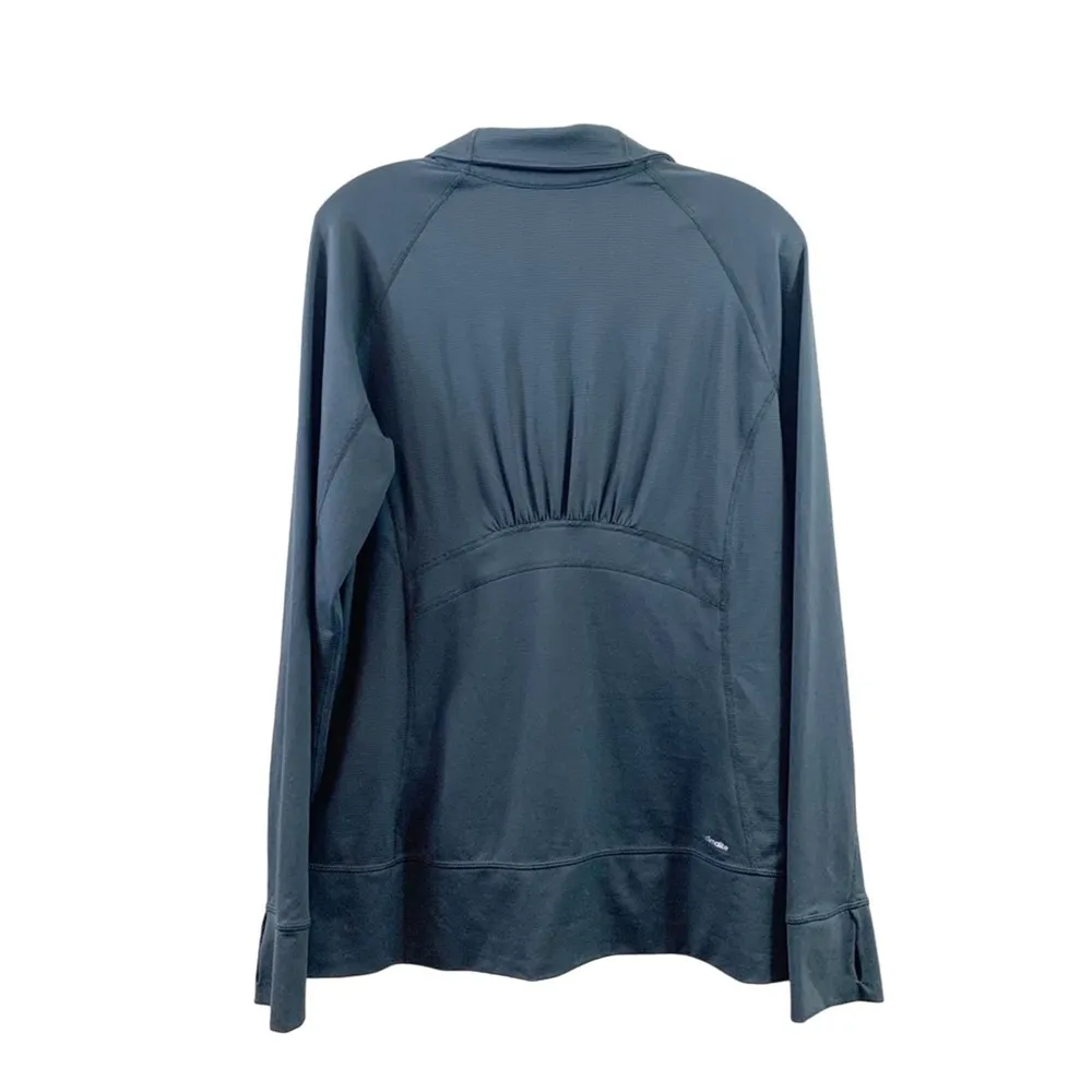 Adidas Climalite Zip-up Gray Long Sleeve Athletic Jacket - Image 6