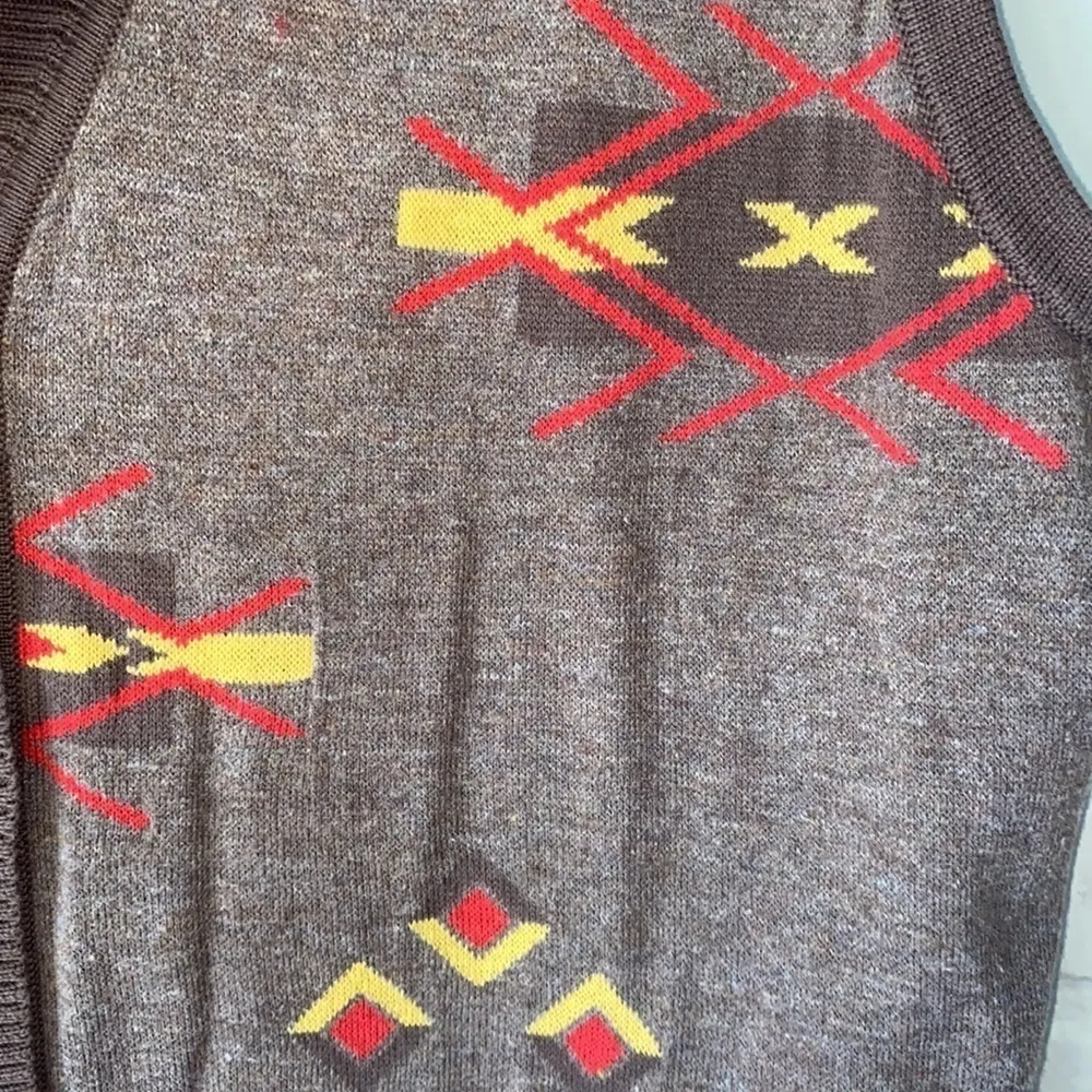 Breckenridge southwestern‎ vest soft knit petite large sweater - Image 4