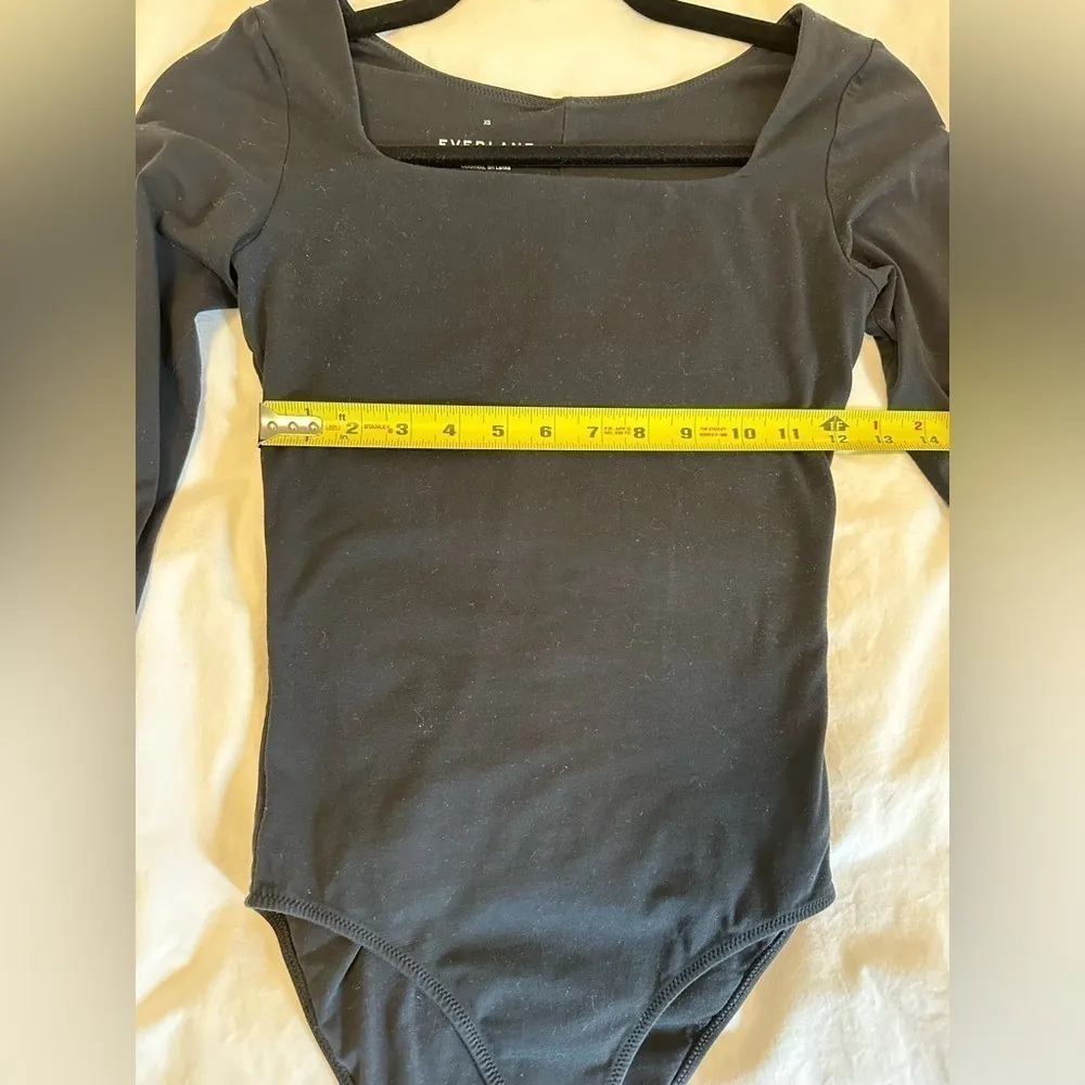 Everlane  The Long-Sleeve Supima® Square-Neck Bodysuit - Image 7