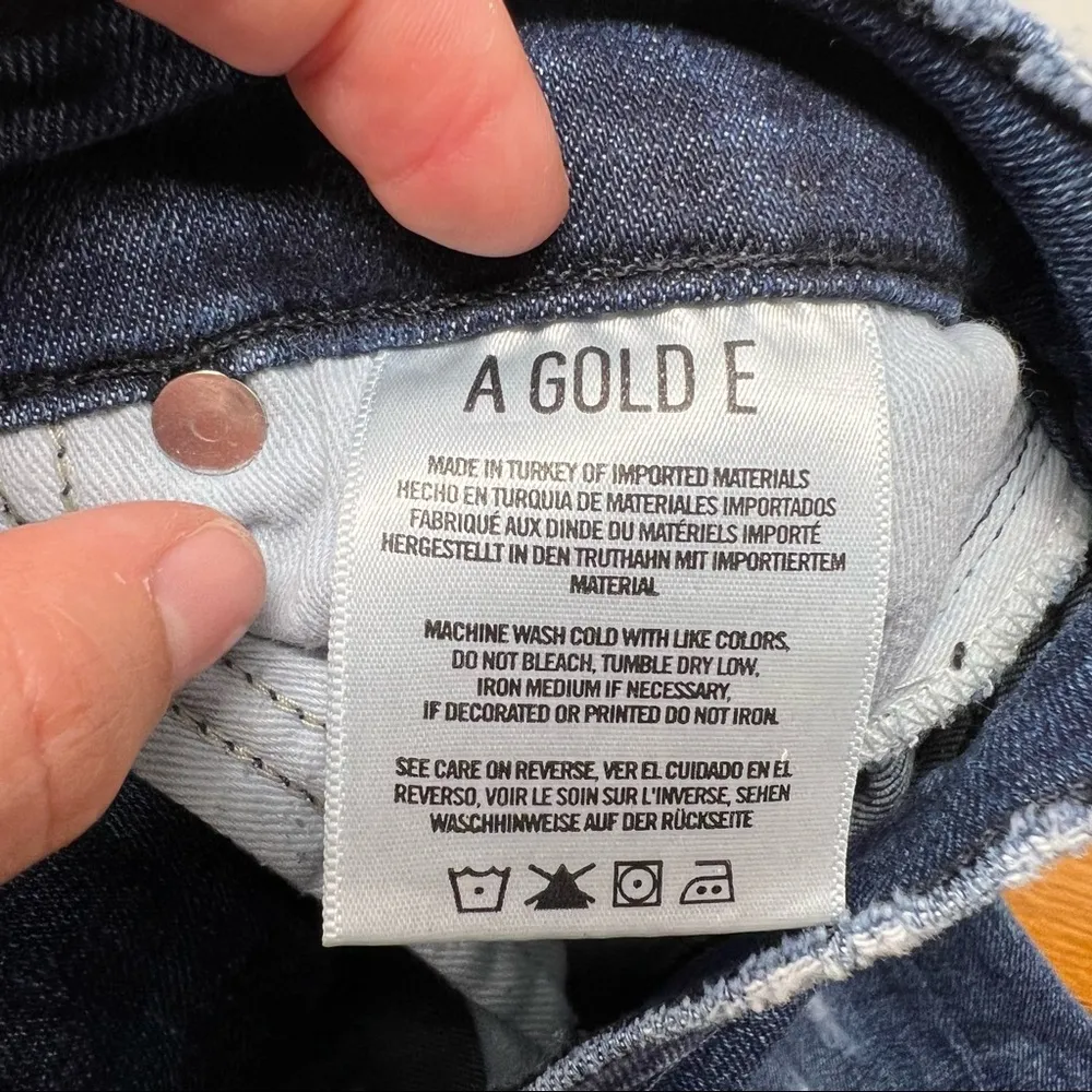 Agolde Sophie high rise Skinny crop Ribbed Jeans size 26 DR - Image 8