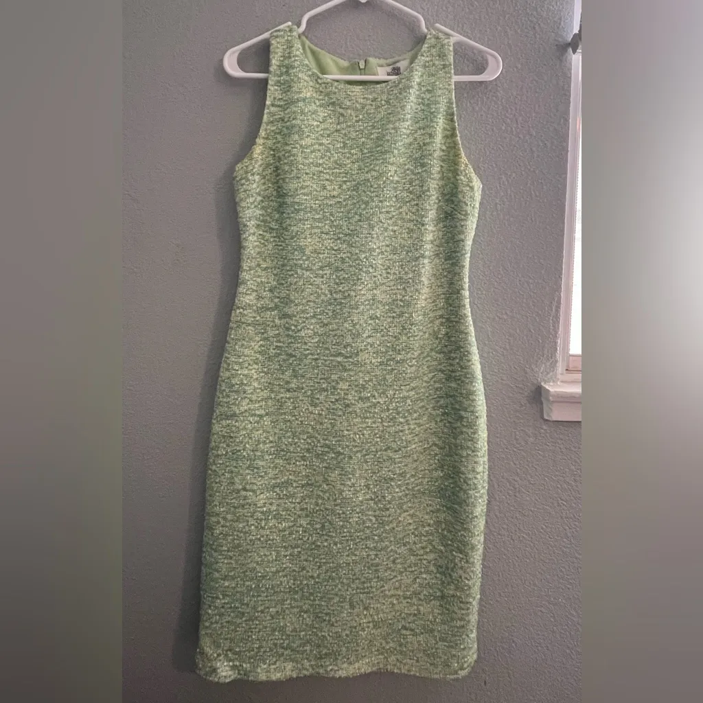 BelleBADGLEY MISCHKA. Beautifu‎ Elegant Green Sleeveless Dress welcome offers - Image 2