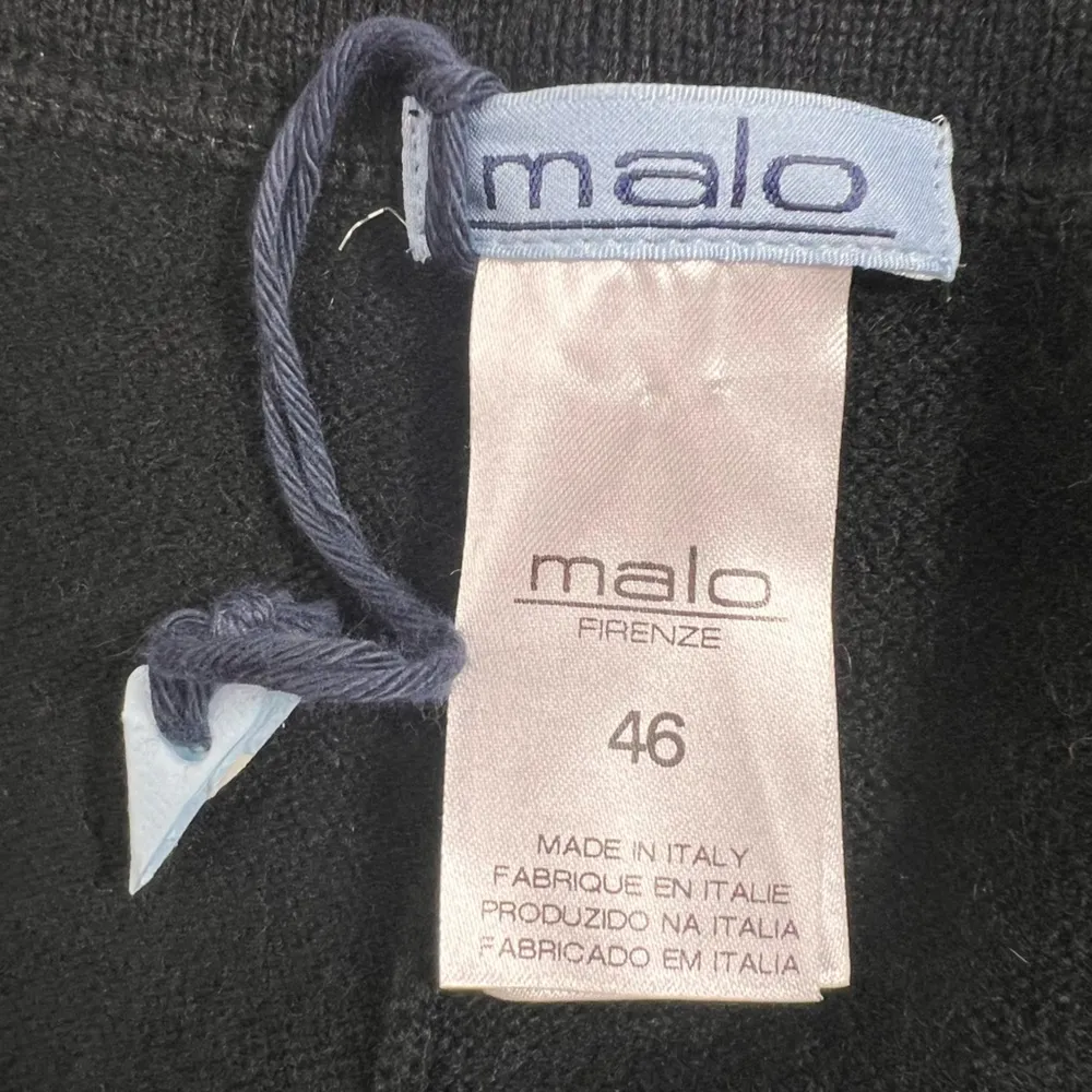 Malo Cashmere 2PC Sleeveless Sweater and Drawstring Pant Set Black Size undefined - Image 8