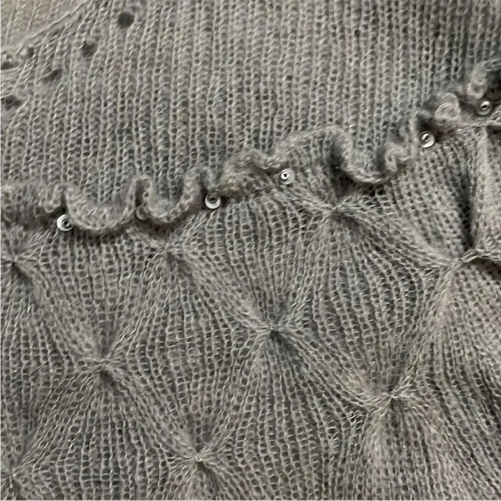 Sundance Gossamer Beauty Pullover small Gray - Image 2