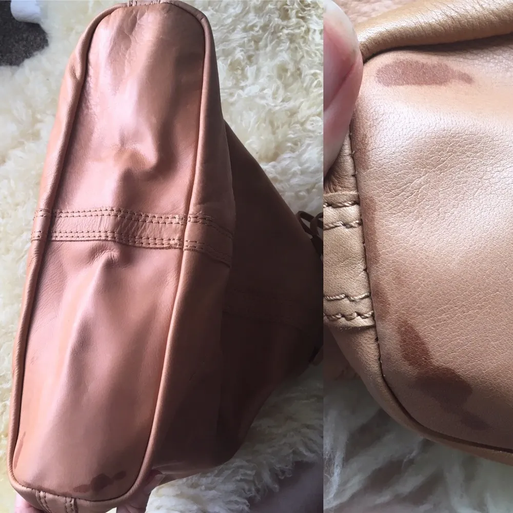 NEW Genuine Leather Large Drawstring Bucket  Bag - Image 13