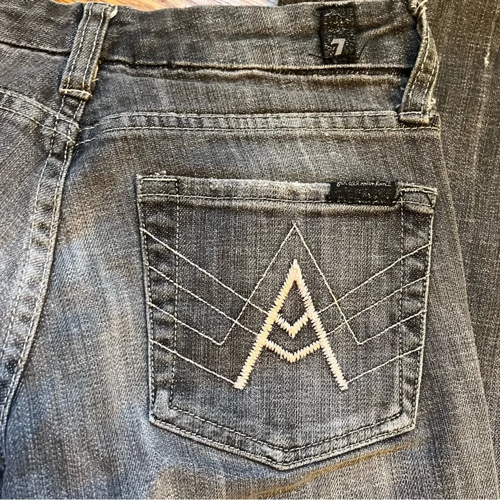 7 for all mankind a pocket gray jeans size 25 - Image 7