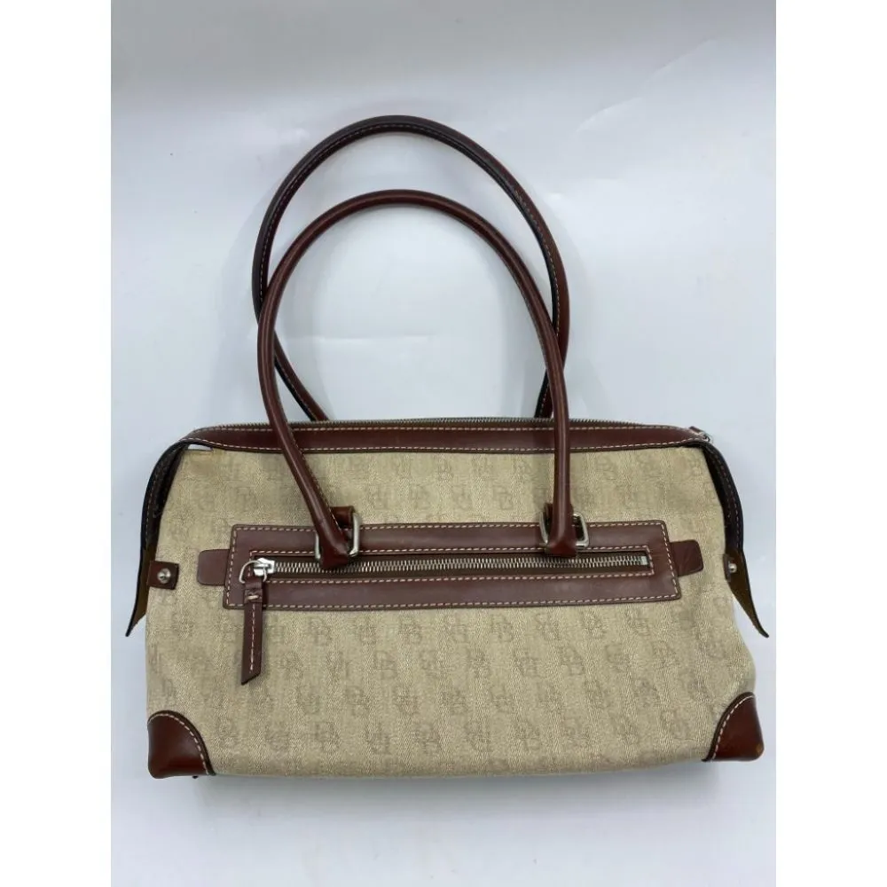 DOONEY & BOURKE Tan Brown Medium Size Doctor Bag - Image 5