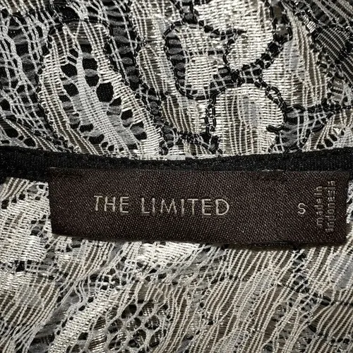 THE LIMITED Gorgeous Black With Champagne Brocade Lace Overlay NWOT Size Small‎ - Image 9