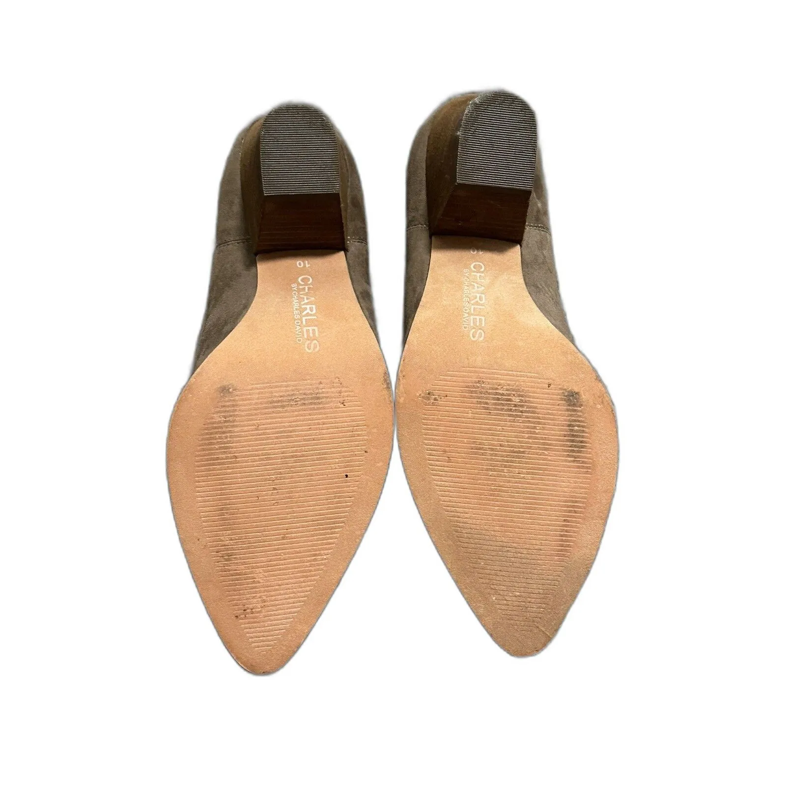 Women’s Fall Charles by Charles David Taupe Ozzy Western Heeled Bootie Size 10 - Image 4